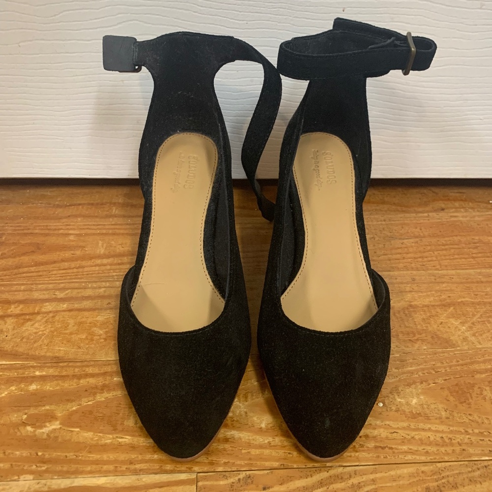 Soludos Gemma Heel - Never Worn black suede